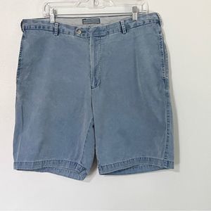 Peter Millar Vintage Washed Winston Twill Shorts 36 Pima Cotton
